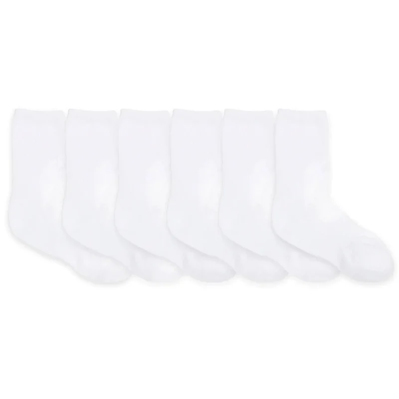 Robeez - Kids Solid Crew Socks - 6 pack