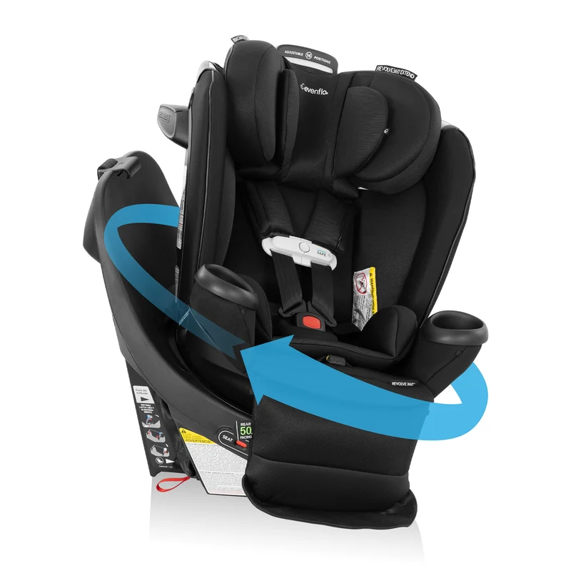 Evenflo - Gold Revolve 360 Extend All-In-One Rotational Car Seat w/ Sensorsafe