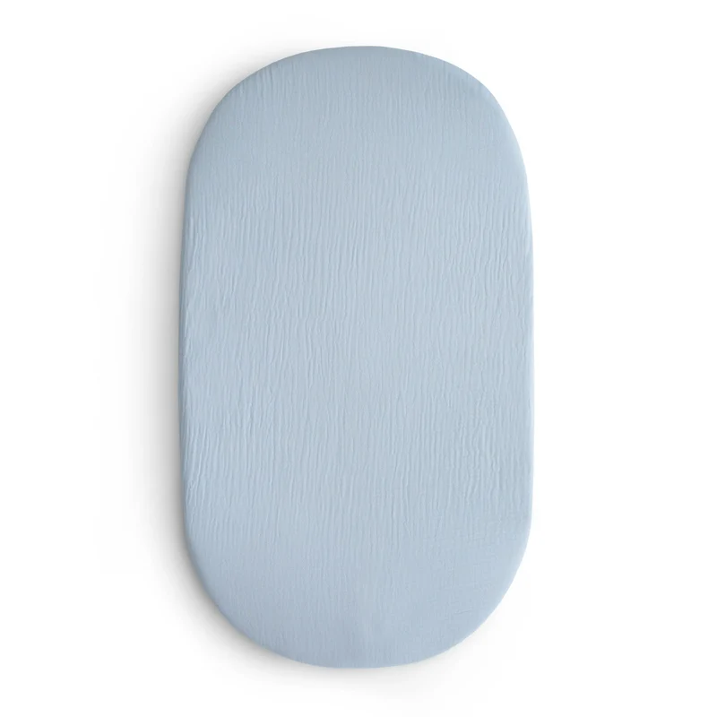 Mushie - Extra Soft Muslin Bassinet Sheet
