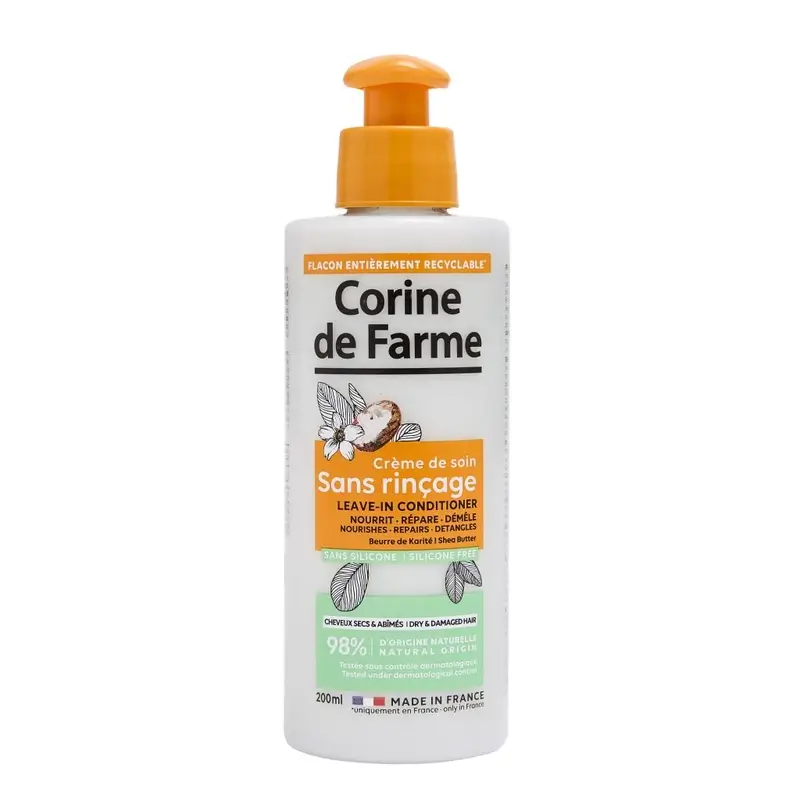 Corine De Farme Shea Butter No Rinse Cream, 200 ml