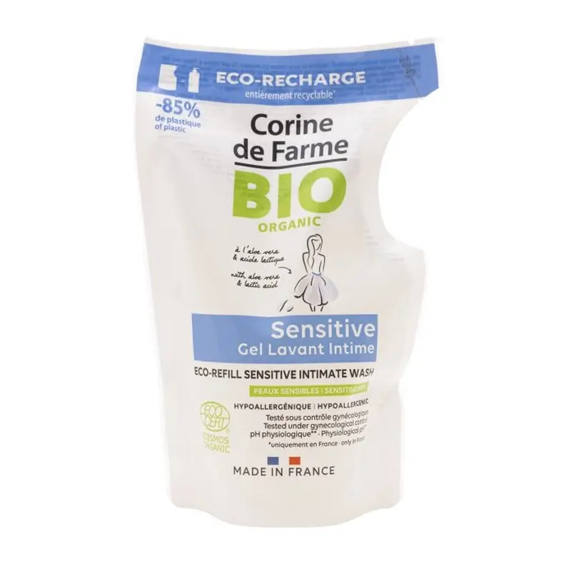 Corine De Farme Doypack Sensitive Intimate Hygiene Gel Refill Bio, 250 ml