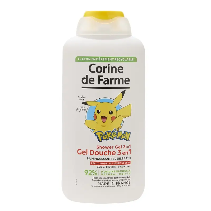 Corine De Farme 3 In 1 Shower Gel Pokémon, 500 ml