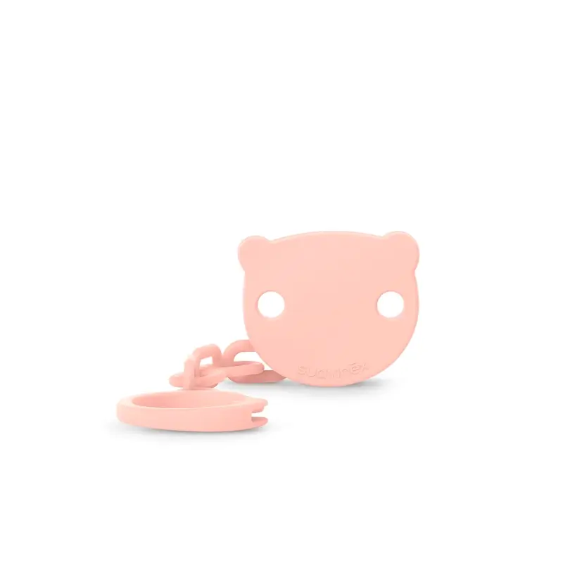 Suavinex Pacifier Holder Clip +0 Months Wild&Free Pink