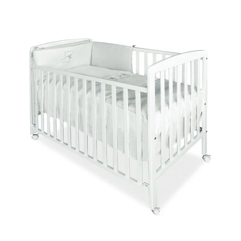 Asalvo Beech Wooden Cot 120X60Cm