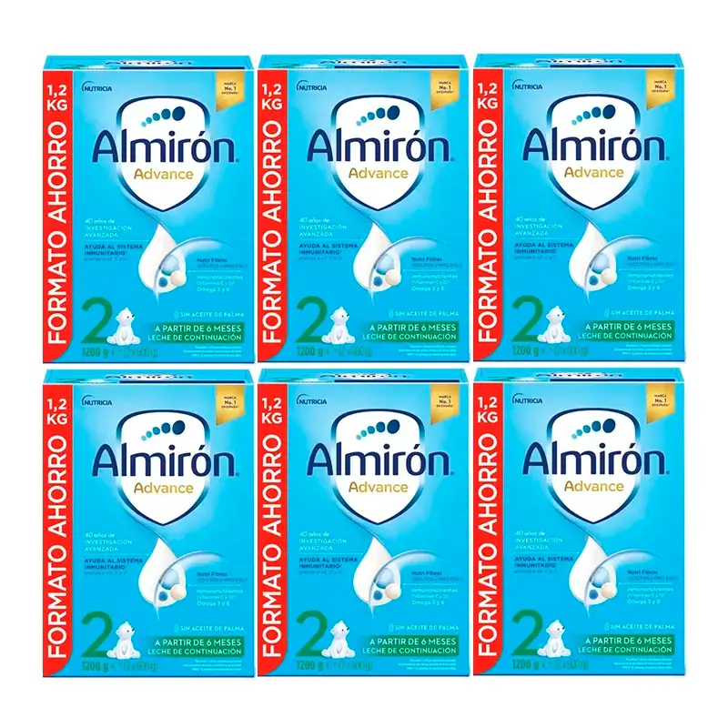 Almirón Advance 2, Pack 6 x 1200g