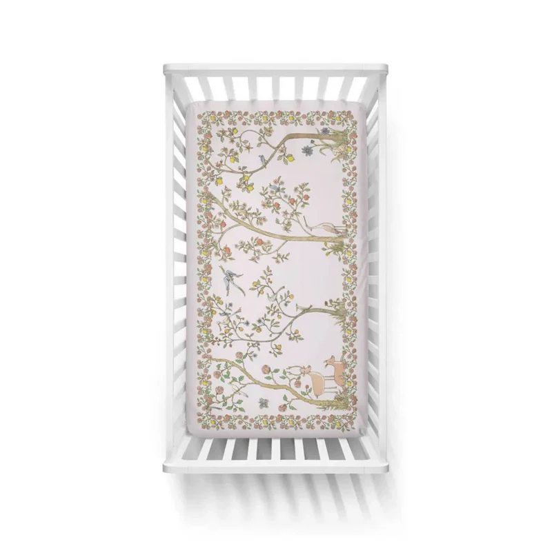 Atelier Choux Paris - Fitted Crib Sheet - In Bloom