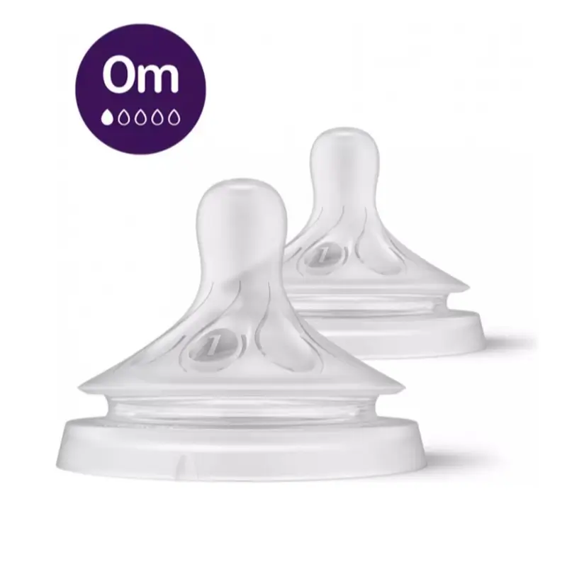 Avent 2 Teats Natural Response Teats T1 0Months Scy961/02