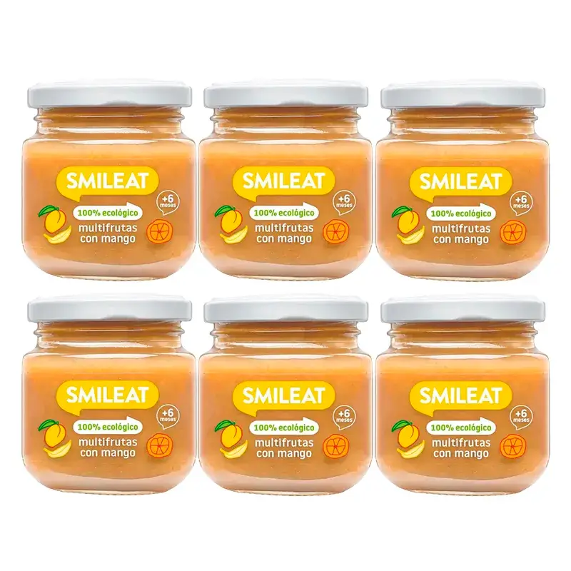 Smileat Multifruits with mango, 6x130 Gr