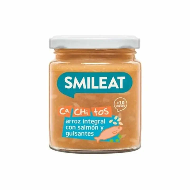 Smileat Salmon & Peas Rice Cakes, 230 Gr