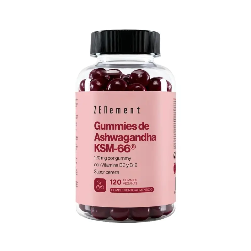 Zenement Gummies De Ashwagandha Ksm-66, 120 vegan gummies