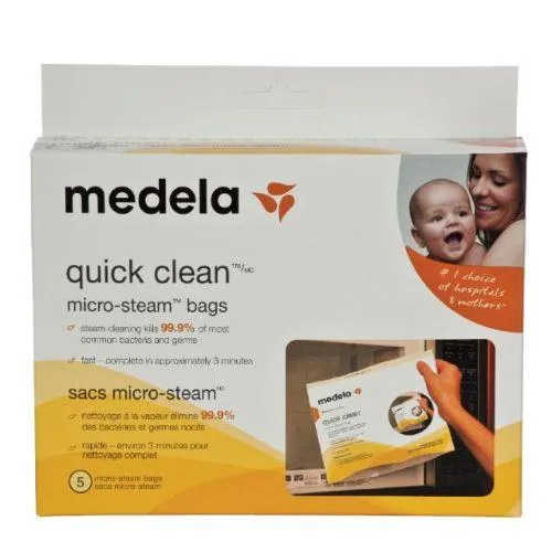 Medela - Quick Clean Micro-Steam Bags( 5Pk)