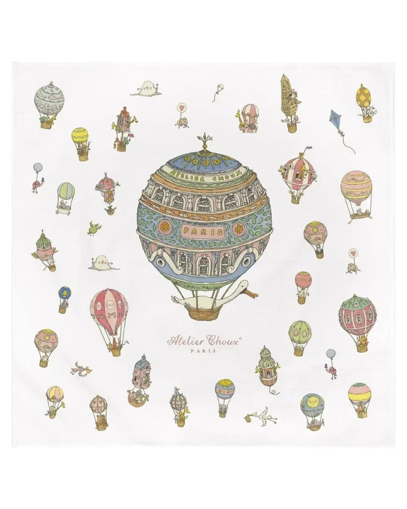 Atelier Choux Paris - Swaddle - Hot Air Balloons