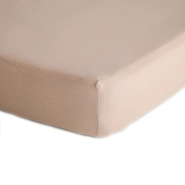 Mushie - Extra Soft Muslin Crib Sheet