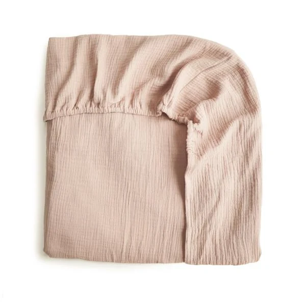 Mushie - Extra Soft Muslin Crib Sheet
