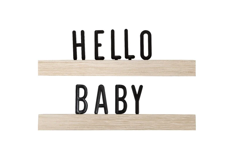 Pearhead - Wooden Letter Ledge Set