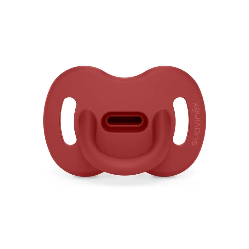 Suavinex Pacifier All Silicone Physiological Sx Pro, 6/18 Months, Chili Pepper