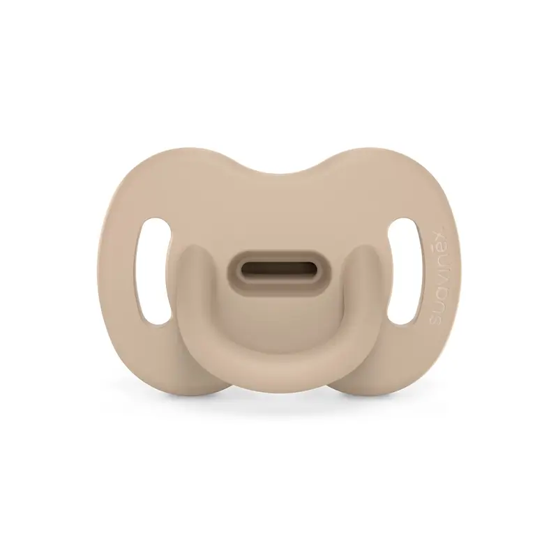 Suavinex Pacifier All Silicone Soother Sx Pro, 0/6 Months, Irish Cream